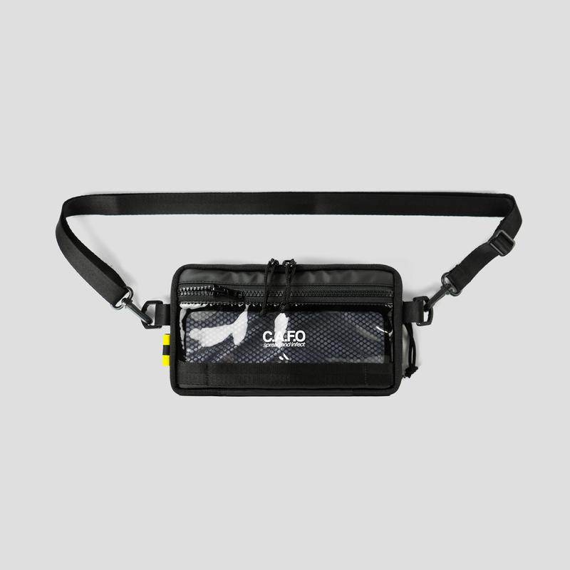 Sidekick Project Handbag Pria CAFO Morphogenesis - Clutch Warna Hitam 4