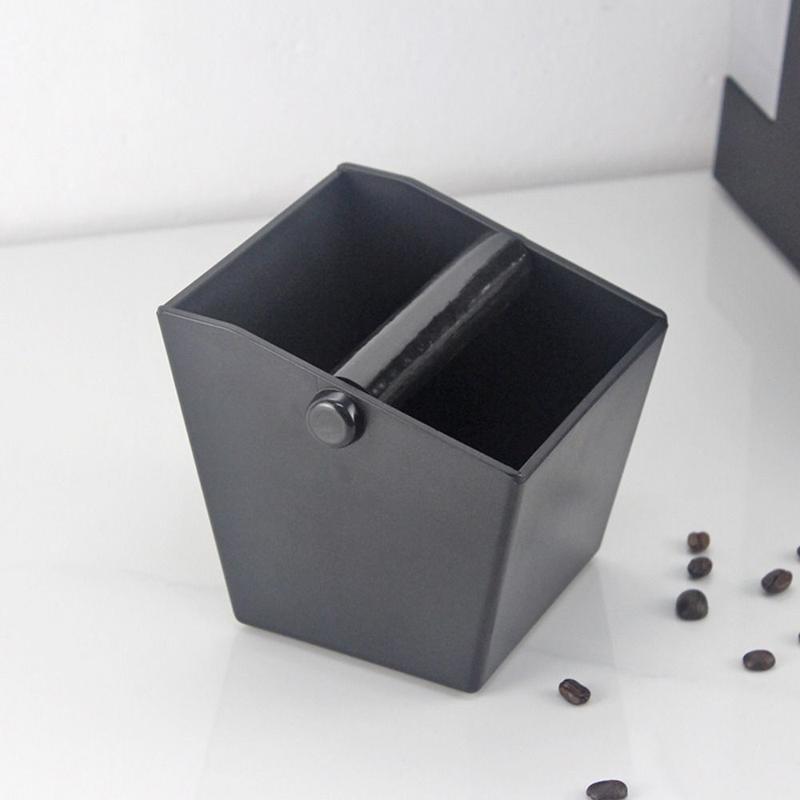 Anti Slip Coffee Grounds Bucket Semi-automatic Diagonal Mouth Espresso Dump Bin Removable Knock Bar Space Saving Coffee Waste Bar Home 4
