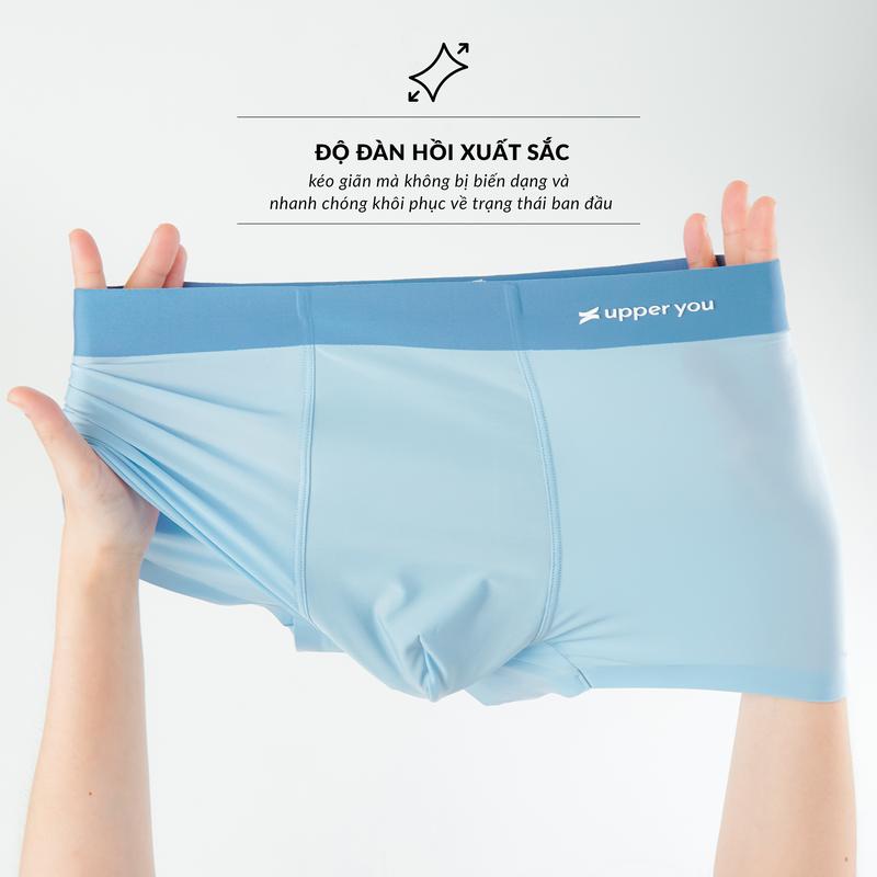 Product Introduction of Quần Lót Nam Boxer Airy Thun Lạnh Cao Cấp UPPER YOU Thoáng Khí Mát Lạnh Co Dãn 4 Chiều - BXM001 Sịp Quần Boxer Menswear 3