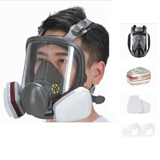 Bộ Mặt Nạ 6800 Có đầy đủ Phin Lọc Tấm Lọc Và Nắp Lọc 7 Chi Tiết Khautrang N95 Khau Tran Vải Không Dệt Meltblown Vietnam Áp Dụng Cho Sơn, Hóa Chất, Phun Thuốc Trừ Sâu, Trang Trí