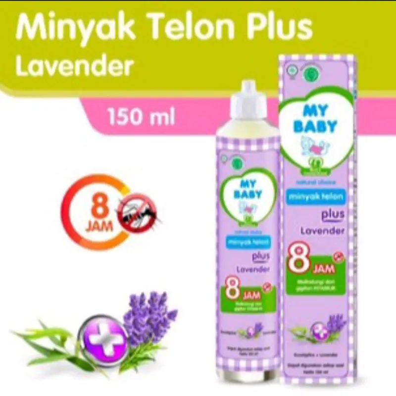My Baby Minyak Telon Lavender 60ml, 90ml, dan 150ml Bayi 0