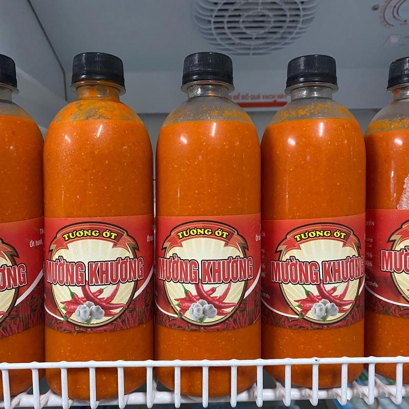4 Chai Tương Ớt Mường Khương Nguyên Vị(ớt nhăn) Nước Sốt Gia Vị