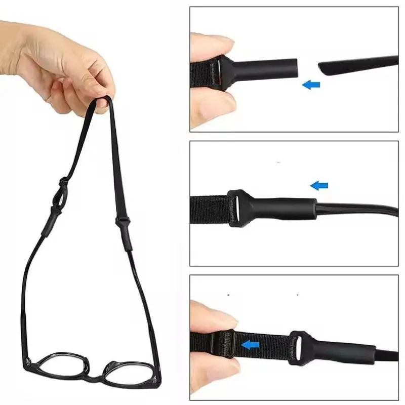 Tali Kacamata Olahraga / Tali Kacamata Pria Wanita Anti Slip / Adjustable Glasses Strap untuk Anak Adults Pria Wanita 3