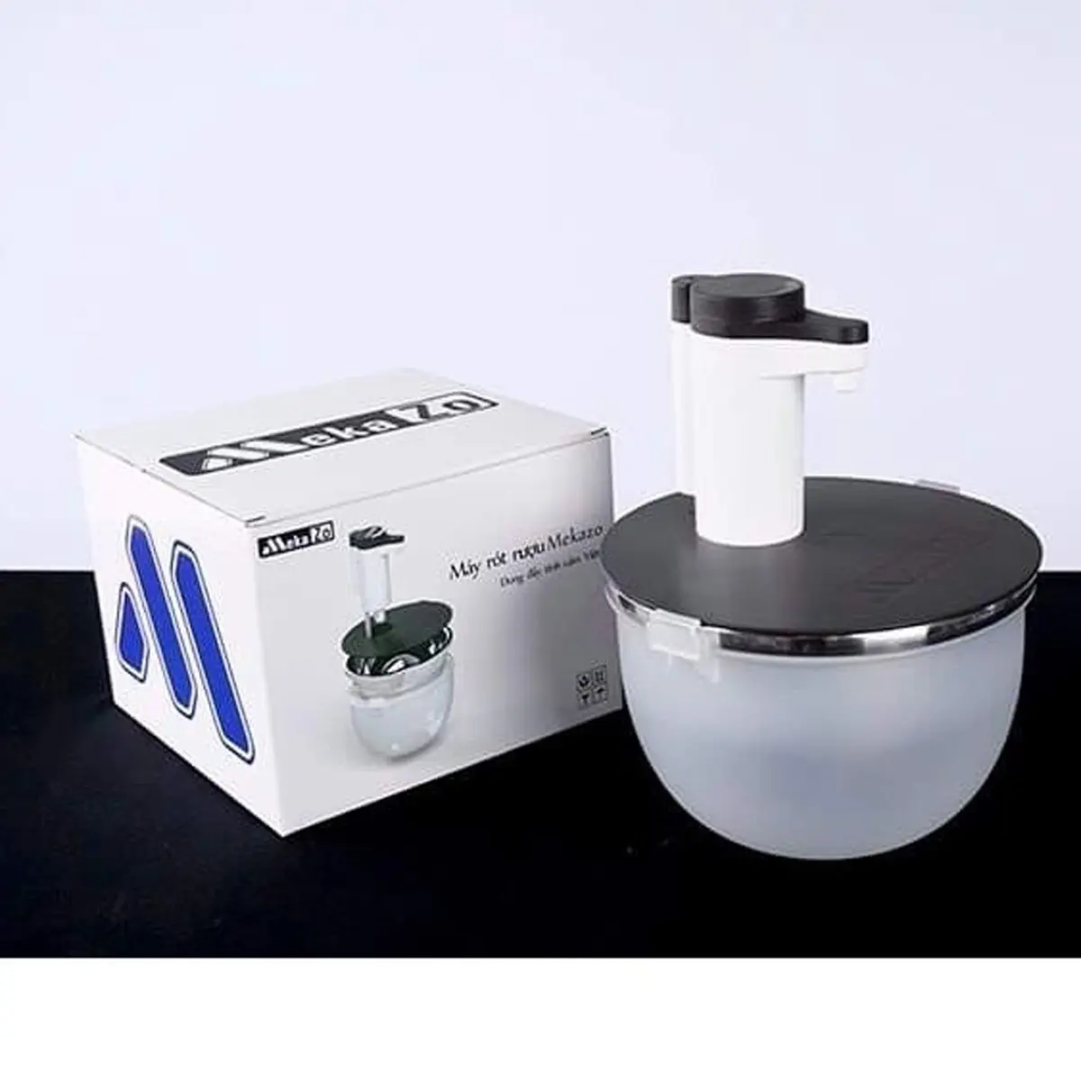 Máy rót rượu tự động - bình rót rượu tự động thông minh, MekaZo Phiên bản mới nhất 2024 có ướp lạnh đá Inox Chưng Yến