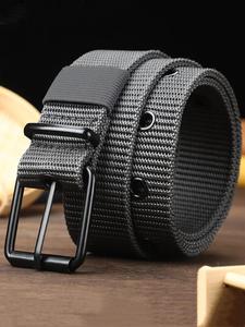 Cinturón de Moda Urbana para Hombre, Cinturón Táctico Minimalista, Cinturón Casual para Jeans y Pantalones, Cinturón Versátil y Exquisito para Regalo de Cumpleaños
