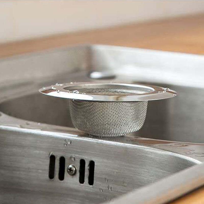 Kitchen Sink Strainer Drain Hair Catcher Bath Stopper Plug Sewer Filter with Lid 6