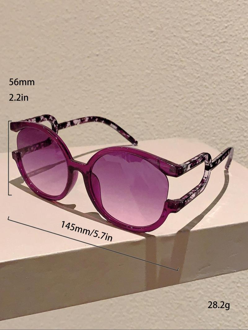 Product Introduction of Retro Outdoor Round Frame Fashion Sunglasses, Travel Glasses Trends 2024 for Women, 2024 New Style Sun Protection Sunglasses for Trip & Driving Use 4