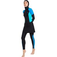 Gambar Opelon - Baju Renang Muslim Wanita - Diving Moslim (Set) - Include Cup bra - Free Swim Cap/ Hijab Panjang - BLACK, XL dari Opelon Bodywear Kota Cimahi 1 Tokopedia