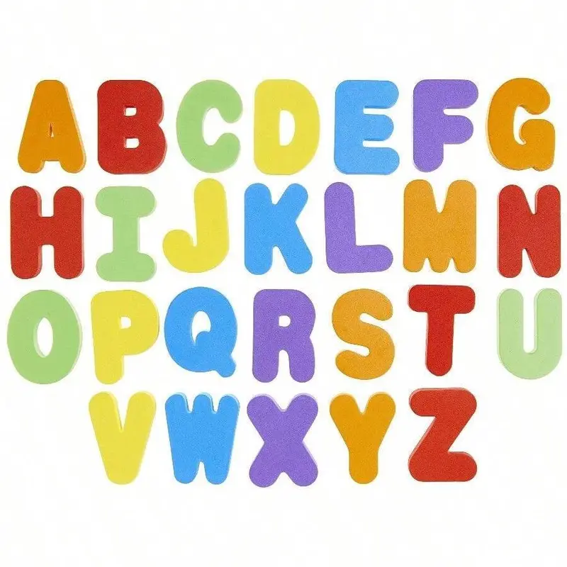 Random Color Alphabet & Number Shaped Bath Foam Toy, Educational Cognitive Teaching Supplies, Montessori Toys, Learning Toys 5