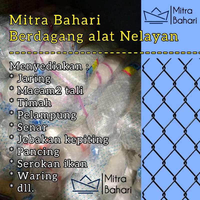 JARING IKAN 0.15 100X100 YOKO ( MATA TEGAK / BERDIRI ) | PUKAT 0.15 | JARING IKAN SENAR 015 | JARING IKAN COD | PUKAT COD | JARING IKAN 5 INCH | JARING IKAN SENAR HALUS | JARING KEPITING | PUKAT 3/4 INCH 1