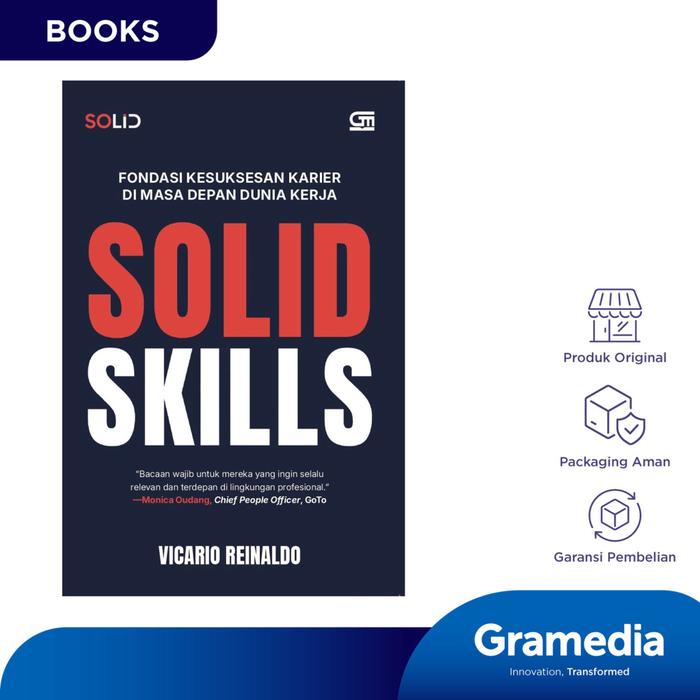 Gambar Gramedia Buku Persiapan Ujian SOLID SKILLS: Fondasi Kesuksesan Karier di Masa Depan Dunia Kerja (Vicario Reinaldo) dari Gramedia Kota Administrasi Jakarta Barat Tokopedia