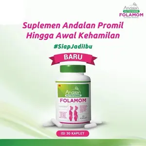Andalan Nutrifemme Folamom Botol 30 Kaplet - Suplemen Ibu Hamil Vitamin Promil Asam Folat Nutrisi Awal Kehamilan Anti Mual Muntah Andalan Nutrifemme Folamom Botol 30 Kaplet - Suplemen Ibu Hamil Vitamin Promil Asam Folat Nutrisi Awal Kehamilan Anti Mual Muntah