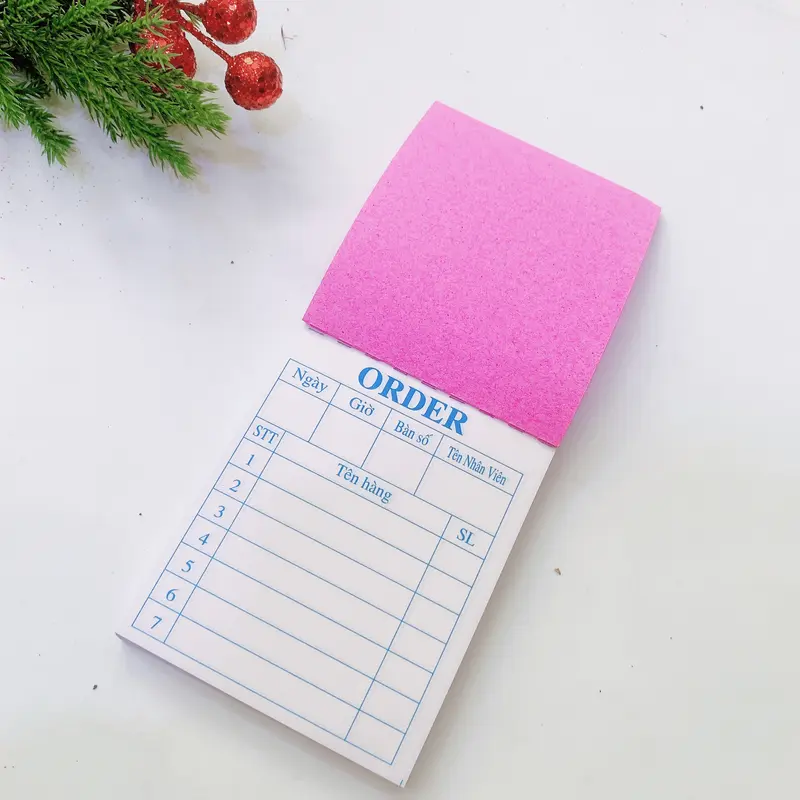 10 Sổ order 2 liên in sẵn nhiều kích thướt dùng cho quán ăn, quán nước tiện lợi dễ sử dụng-quannaocungcan126 6