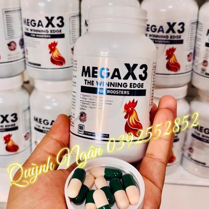 MEGA X3 - Nuôi gà đá 7 ngày [100 viên]