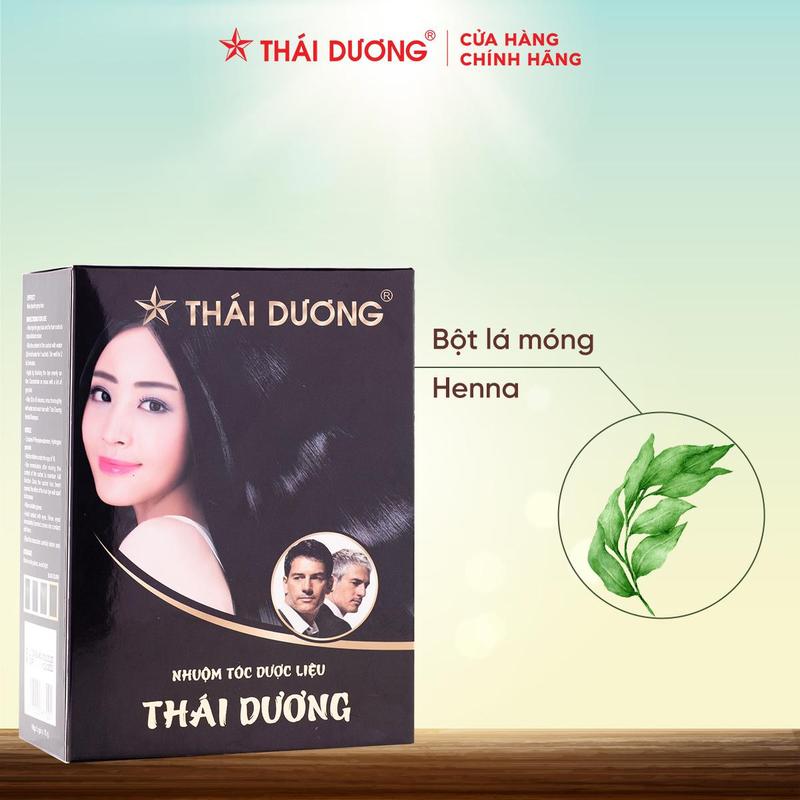 [Live - Mua 2 tặng 1] 02 Nhuộm tóc Dược liệu Thái Dương (Hộp 5 gói x 10g) tặng 01 sữa tắm 7 Plus Gold 50gr - Sao Thái Dương 6