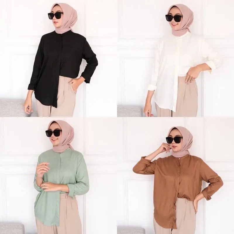 Kemeja Maudy Rayon Oversize 0