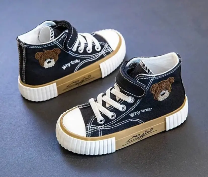 JHO-ANG - SEPATU ANAK BOOTS FASHION MODEL POLOSAN BEAR KARTUN AS 180