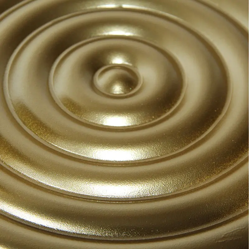 [xtv]Light Luxury Round Golden Wall Decoration Hanging Metal Irregular Disc Wrought Iron Retro Style Trend Home Decor Wall Pendants