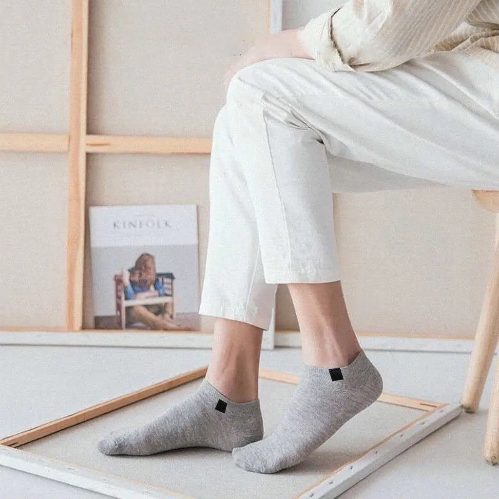 Tất Nam Nữ ngắn cổ 4 màu cơ bản dễ lựa chọn