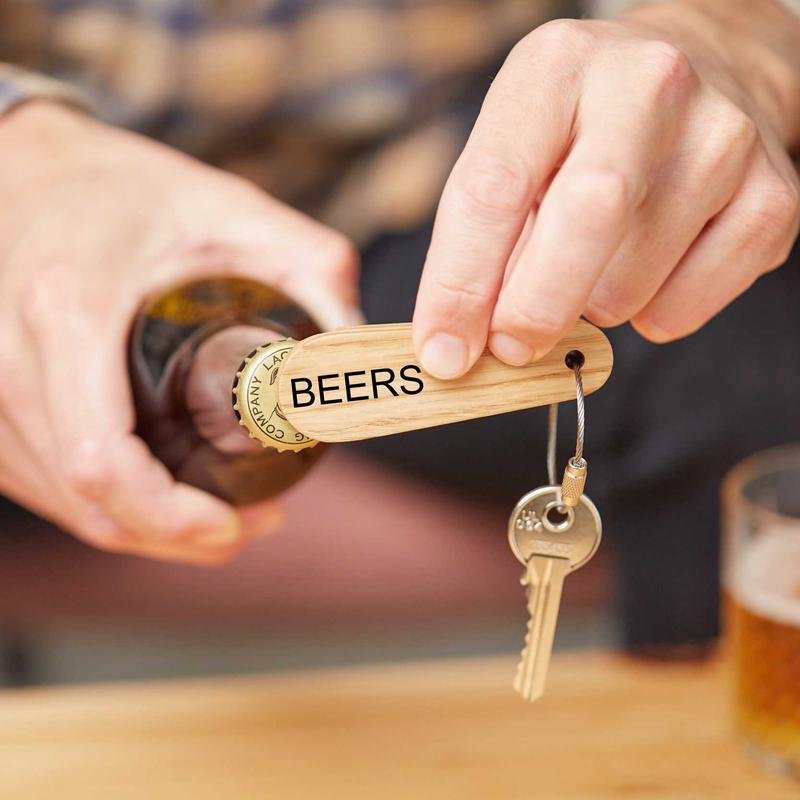 Bottle Opener Keyring Engraved Birthday 5