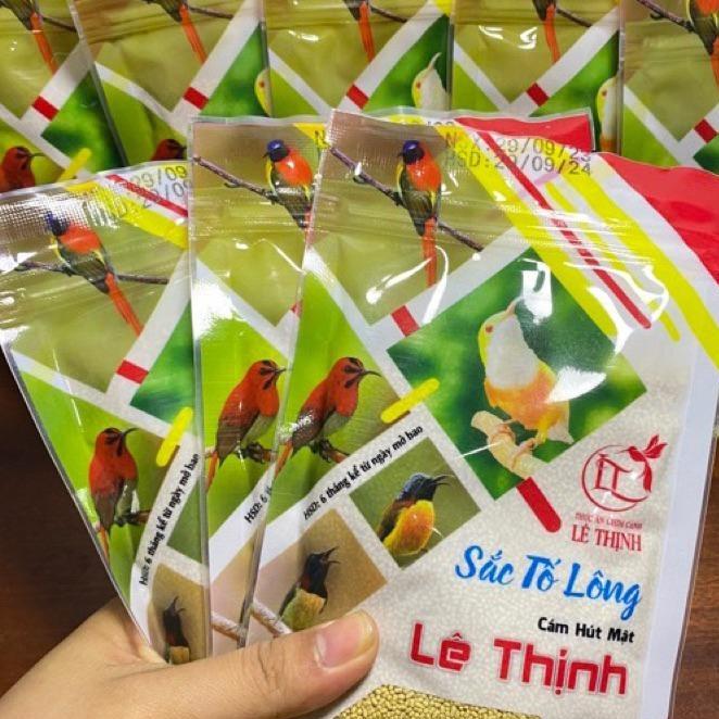 COMBO 3-5 Gói Cám chim hút mật Sắc Tố Lông Lê Thịnh gói 100g