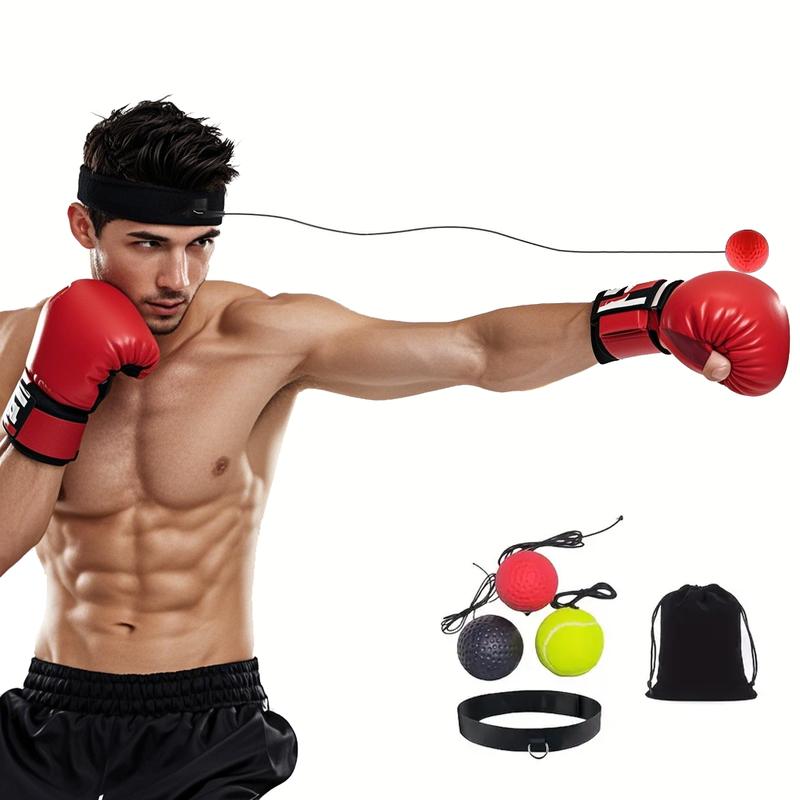 ProFlex Boxing Reflex Ball Training Set with 3 Adjustable Reaction ...