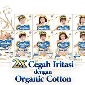 MAMYPOKO Royal Soft NB62 | S46 | M42 | L34 | XL30 | XXL24 Popok