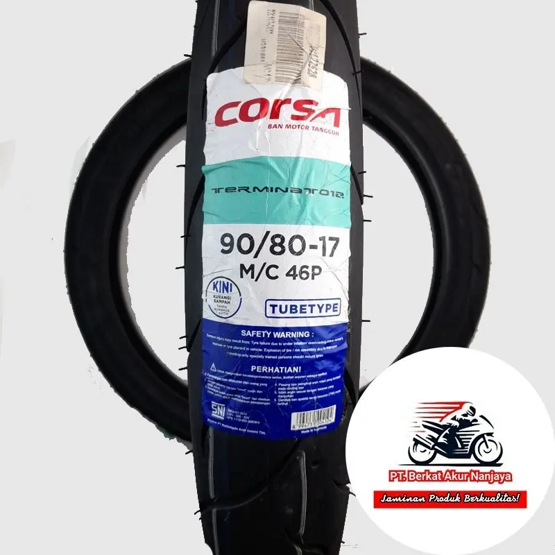 Corsa Terminator 90/80-17 ban Tubetype (non tubeless) motor Bebek 0