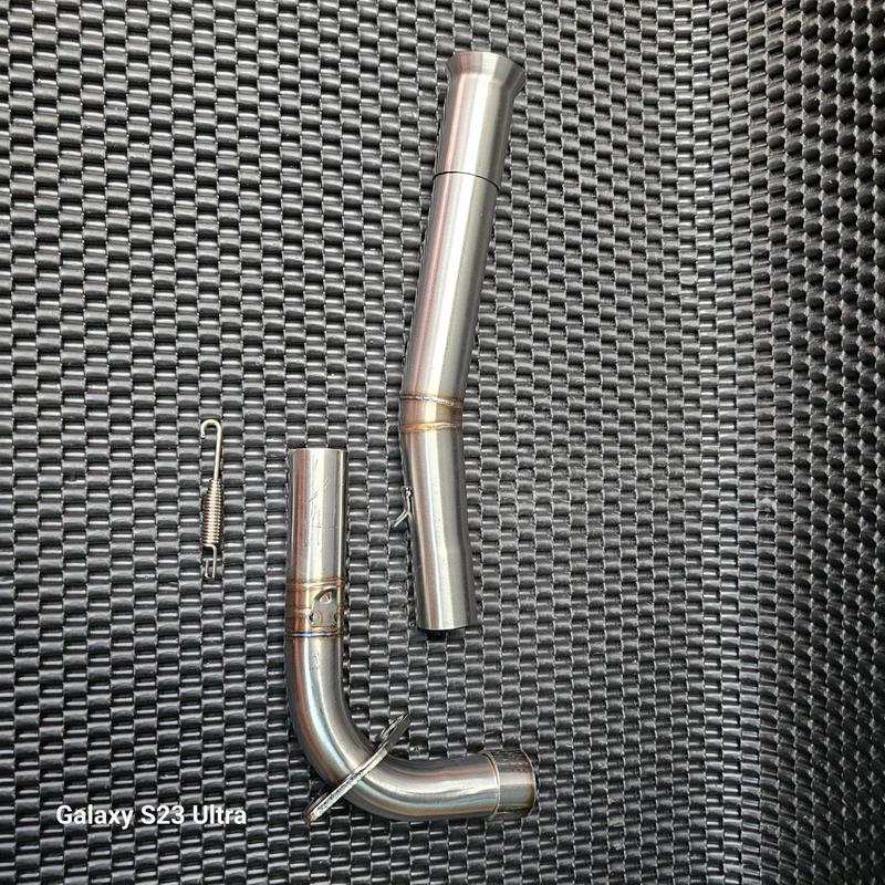 Product Introduction of Cổ pô inox 304 2khúc form V2 ôm sát như zin - mối hàn titan đủ size, đủ kích thước dành cho xe máy wav100/110, drem, cub nhập khẩu Thailad Phụ Kiện Phụ Tùng 17