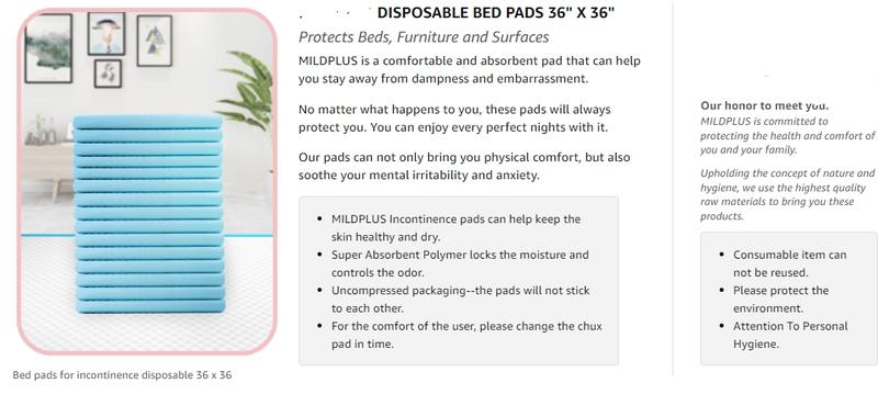 Product Introduction of 【Local Stock】Disposable Incontinence Bed Pad | Underpads | For Adult and Baby Nursing,Economical Disposable UnderpadPet Training Pads Disposable,Pee Pad Diaper for Dogs, Cats, Rabbits, Birds& Small Animals (S/M/L/),Waterproof,durable 27