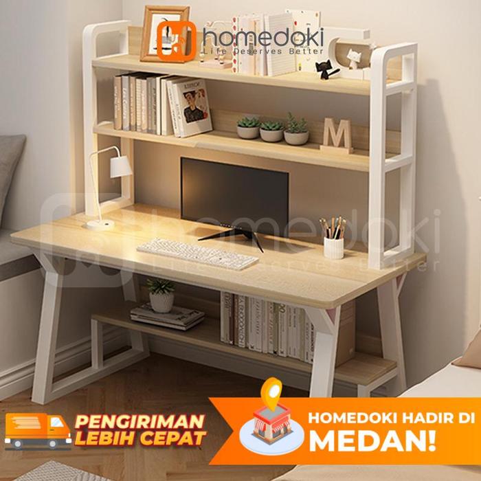 Promo Homedoki Meja Belajar / Meja komputer / Meja Kerja / Meja Kantor ...