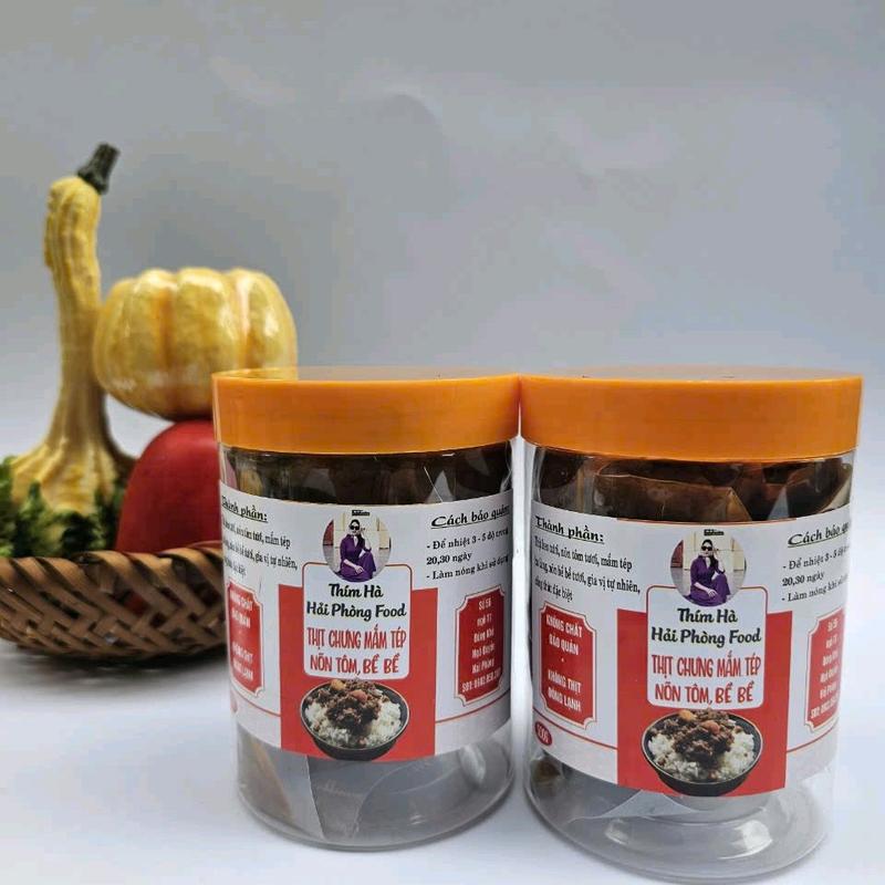 Thịt Chưng Mắm Tép có 10% Tôm và Bề Bề tươi 1Kg  /2 hũ được làm thủ công thơm ngon ( không màu điều) Thím Hà Hải Phòng  Food  Handmade Thức Ăn