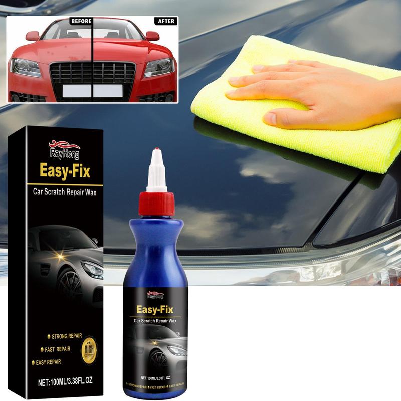 Car Scratch Repair Wax, Multipurpose Easy Fix Car Scratch Repair Wax, Stain Removal, Car Maintenance Supplies, Professional Car Body Repair Tool 3