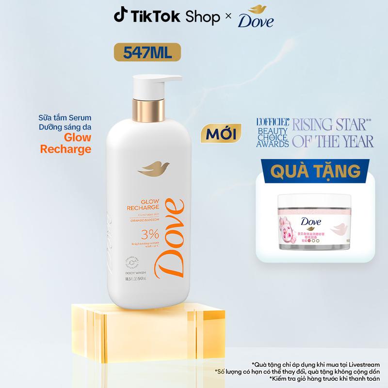  Sữa tắm Dove Serum Dưỡng sáng da Glow Recharge 547ml  1  