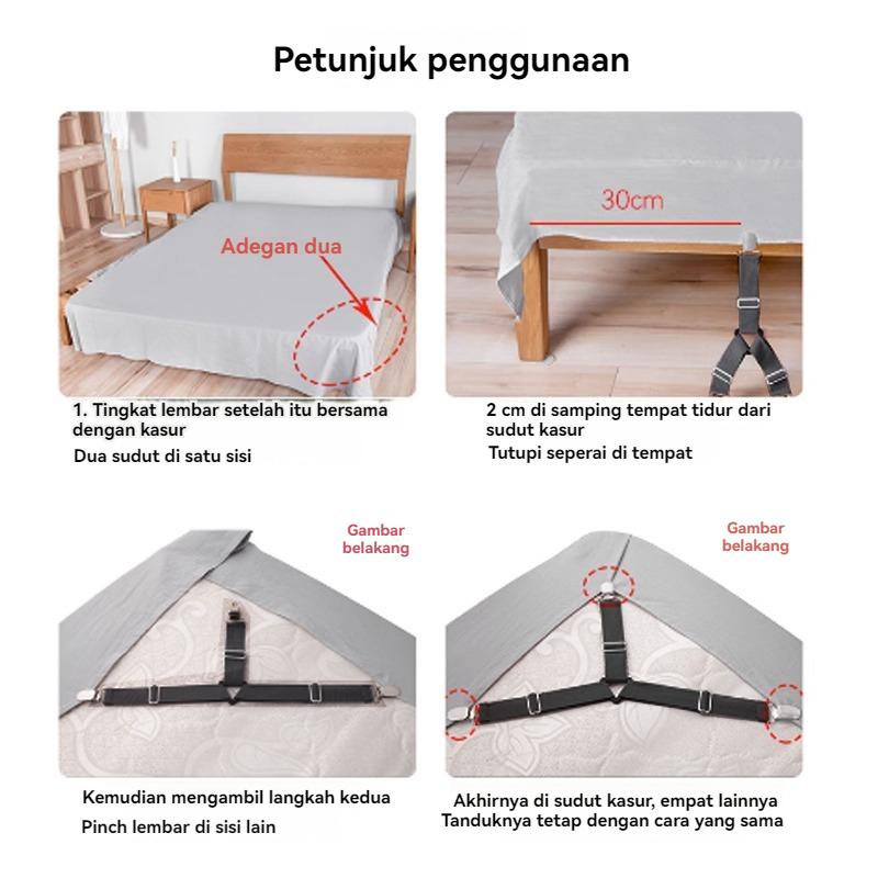 8 Pasang Klip Sprei Premium - Penjepit Sudut Sprei Anti Lepas, Pengait Sprei Tempa Tahan Lama, Penjepit Sprei 8 Titik untuk Kasur dengan Kancing Pengunci Ekstra Kuat 8 Pasang Klip Sprei Premium - Penjepit Sudut Sprei Anti Lepas, Pengait Sprei Tempa Tahan Lama, Penjepit Sprei 8 Titik untuk Kasur dengan Kancing Pengunci Ekstra Kuat