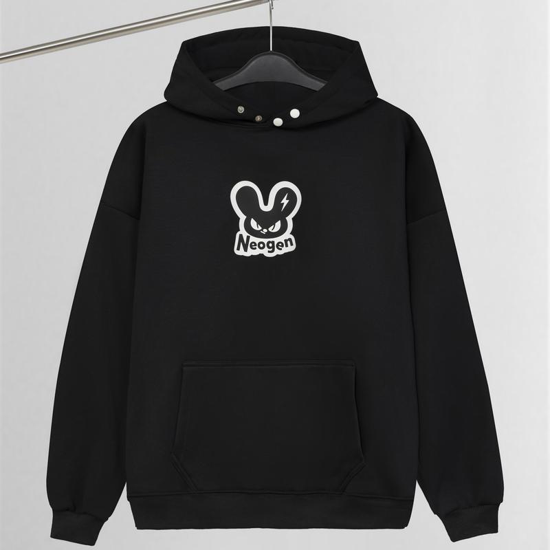 Áo hoodie nỉ lông cáo local brand Neogen ND02 hình in nổi độc quyền, form unisex dành cho nam nữ