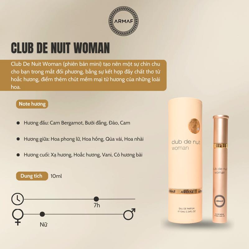 Nước hoa ARMAF 10ML EDP bản tự chọn tất cả các loại [DL] 2