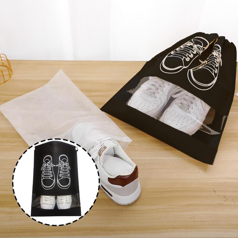 Product Introduction of Túi Sắp Xếp Lưu Trữ Giày, Chất Liệu Không Dệt, Túi Tủ Quần Áo Cầm Tay Du Lịch, Không Thấm Nước, Có Túi, Thích Hợp Cho Quần Áo Và Giày Dép, Thiết Kế Trong Suốt 31