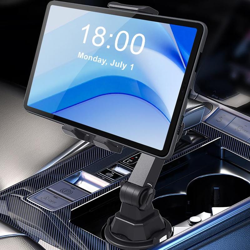 Product Introduction of Car Cup Holder Expander, 2 in 1 Car Phone Tablet Holder, Universal Mechanical Arm Car Cup Holder Tablet Holder 11
