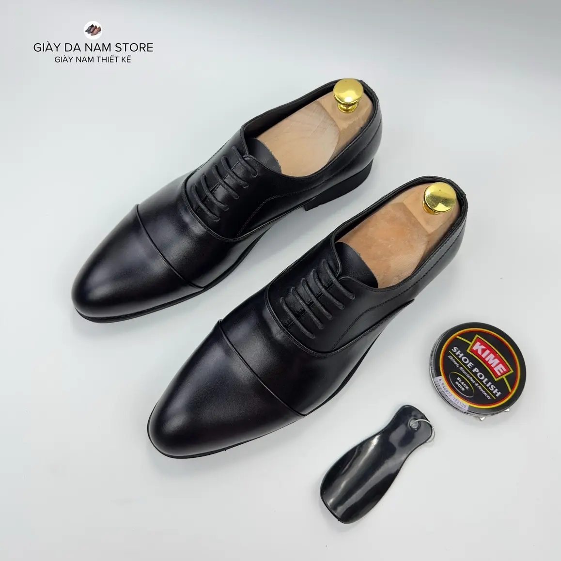 Giày Tây Oxford - Giày Tây Cổ Điển Da Bò Nhập Khẩu 100%  Bảo Hành Da Và Đế 12 tháng.. Mũi Tròn