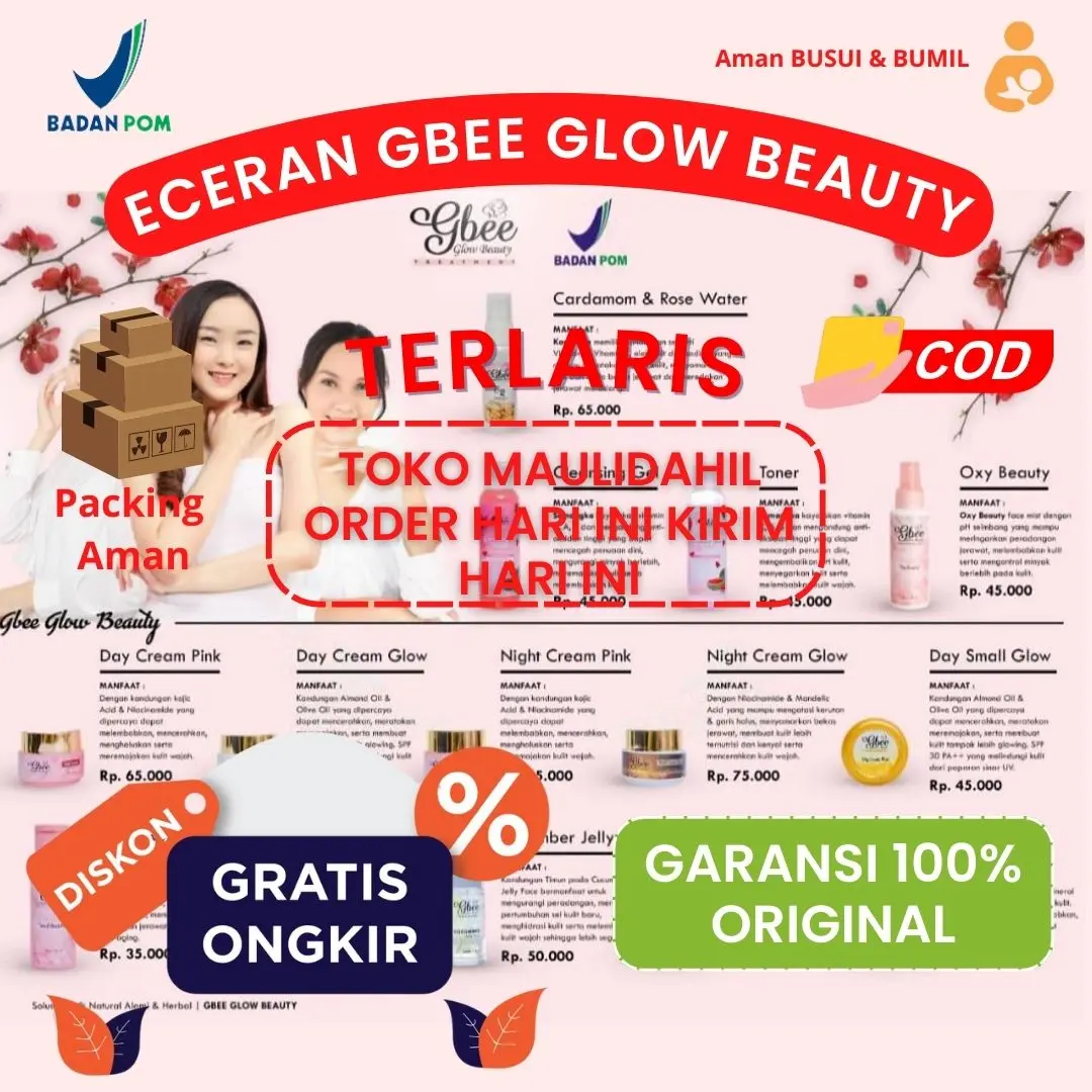 Promo Eceran Gbee Glow Beauty Termurah Perawatan Kulit Wajah Silahkan Pilih