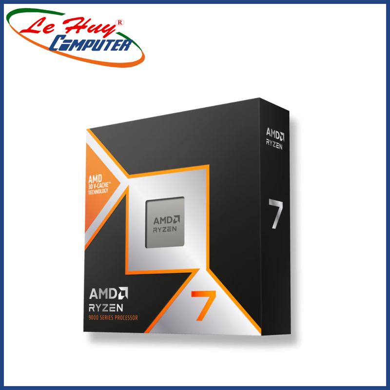 CPU AMD Ryzen 7 9800X3D (AMD AM5 - 8 Core - 16 Thread - Base 4.7Ghz - Turbo 5.2Ghz - Cache 104MB)
