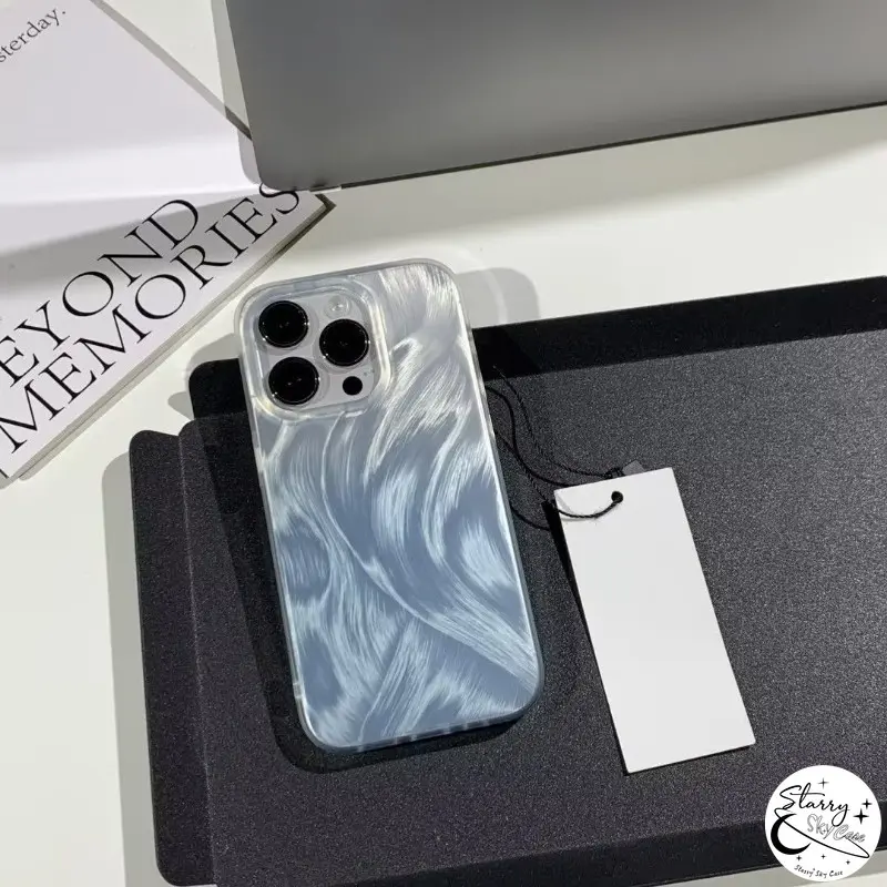 Untuk OPPO A54 A38 A58 A5s A16 A60 A15 A77 A17 A5s A12 A55 A7 A57 A18 A78 A53 A3s A9 A31 A5 A76 A3s A52 A53 A16K A74 A98 A79 Reno 12F 5 10 8T 6 Sarung Ponsel TPU Kepribadian Sederhana Mode Benang Bulu Mewah 7