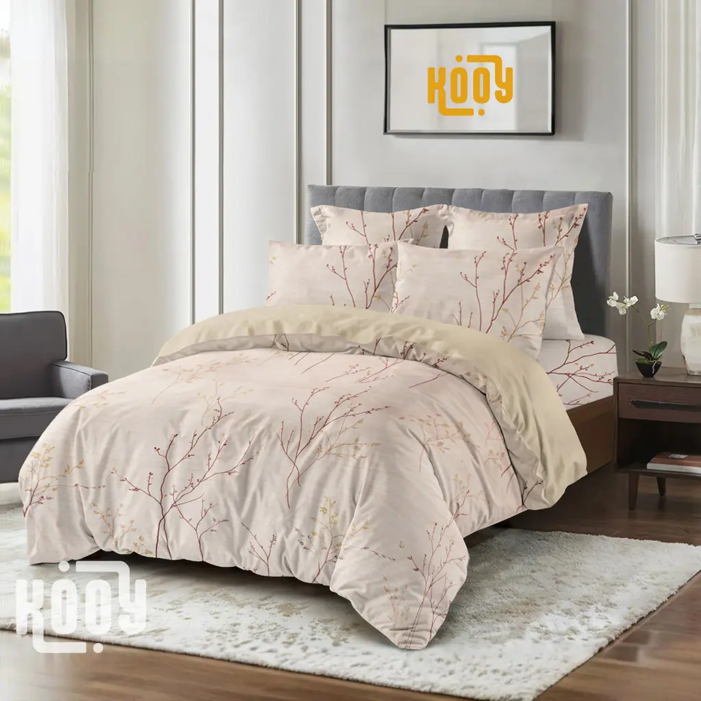 Bed Cover Set Sprei Helia Mix Coksu - Ukuran Lengkap