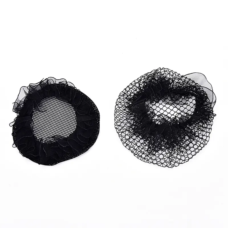 Bọc Búi Tóc Trơn Màu Đen, Dành Cho Nữ, Chất Liệu Lưới Snood, Thích Hợp Cho Bữa Tiệc, Khiêu Vũ Và Trượt Băng, Phong Cách Ballet, Hàng Mới Về 6