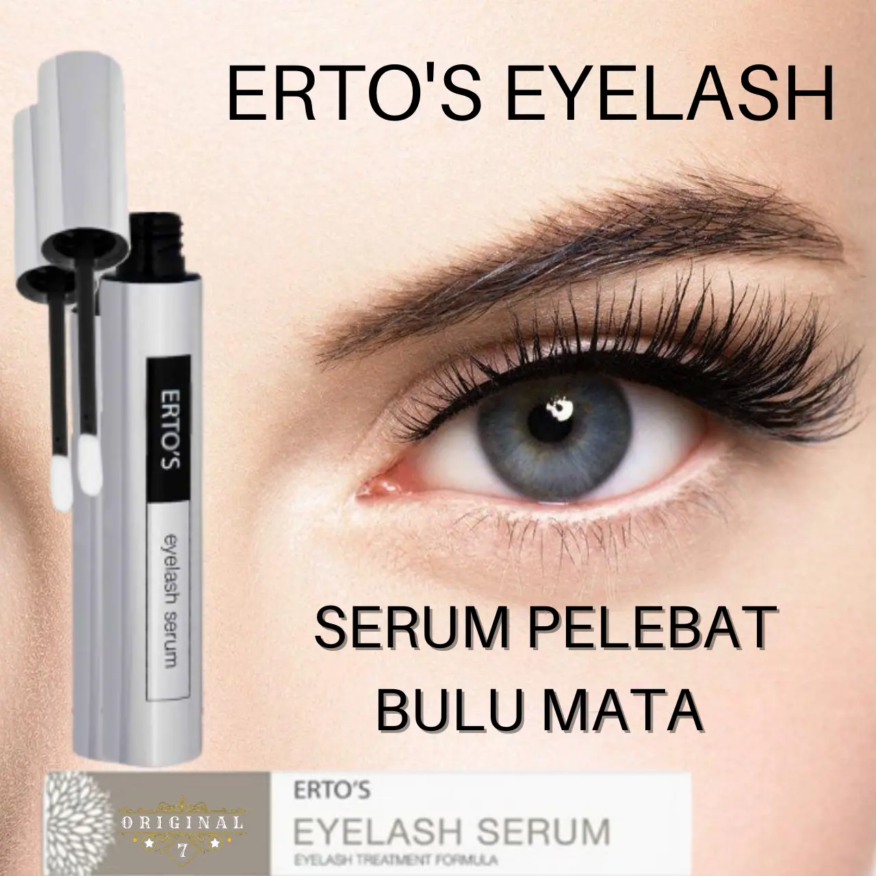ERTOS EYELASH SERUM  BULU MATA LENTIK PANJANG LEBAT