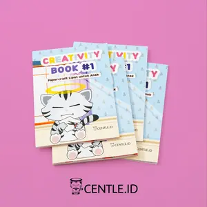 CENTLE.ID BUKU ORIGAMI / BUKU KREATIFITAS GUNTING ANAK CTL-002 Books