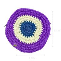 Gambar Dompet Rajut Bulat lucu S. dari Daun The Gift Shop Kab. Badung 4 Tokopedia