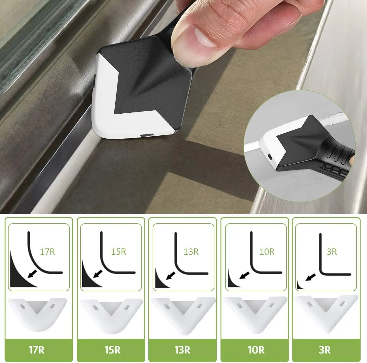 Alat Dempul Nat Keramik Scraper Sealant Tool 5in1 Ubin