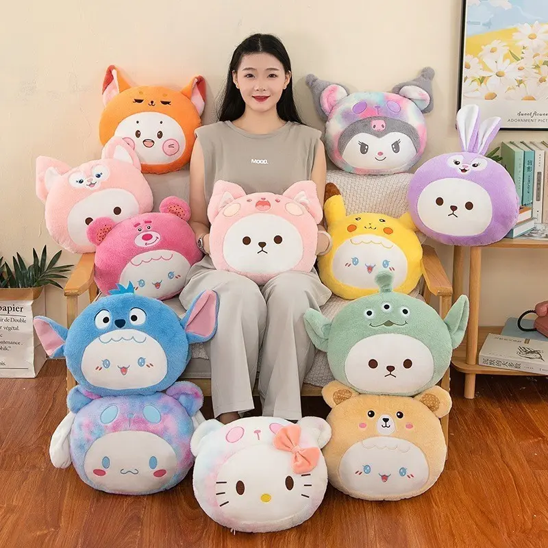 Boneka Bantal Tangan Sanrio Cinamorol Lotso Ukuran 35cm Bahan Plush Premium Hadiah Anak Ulang tahun Kado Dolls Toys 0